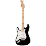 Đàn Guitar Điện Squier Sonic Stratocaster Left-Handed, Black w/Maple Fingerboard