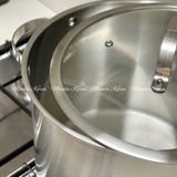 Nồi luộc gà Casani 26cm nắp kính trong suốt tiện lợi