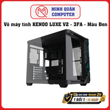 Vỏ máy tính KENOO LUXE V2 - 3FA - Màu Đen