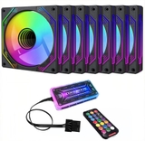 Bộ Kit 5 Fan F3 Led RGB sync hub - đã gồm hub + remote