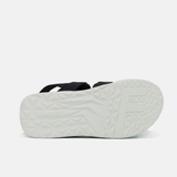 [FREESHIP] Giày sandal, dép quai hậu, dép xăng đan nam nữ FACOTA màu ĐEN TRẮNG 3 QUAI DÁN GLC02 đi học
