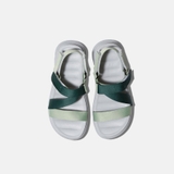 Giày Dép Sandal Nam Nữ F611 Xám Phối Xanh Lá - Đi Học, Đi Chơi [HÀNG CHÍNH HÃNG]