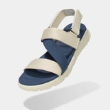 Sandal CHÍNH HÃNG - GiàySandal SHONDO Dép Quai Hậu Nam Nữ F6 Kem Phối Xanh - Đế Phylon, Quai Tháo Gỡ Tiện Lợi.