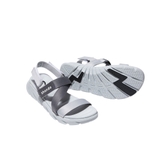 Sandal CHÍNH HÃNG - Giày SHONDO Nam Nữ F6 Xám Phối - Đế Phylon, Quai Tháo Gỡ Tiện Lợi.