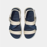 Sandal CHÍNH HÃNG - GiàySandal SHONDO Dép Quai Hậu Nam Nữ F6 Kem Phối Xanh - Đế Phylon, Quai Tháo Gỡ Tiện Lợi.