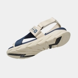 Sandal CHÍNH HÃNG - GiàySandal SHONDO Dép Quai Hậu Nam Nữ F6 Kem Phối Xanh - Đế Phylon, Quai Tháo Gỡ Tiện Lợi.