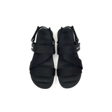 Sandal CHÍNH HÃNG - Giày Sandal SHONDO Dép Quai Hậu Nam Nữ F6 Đen Đế Trắng - Đế Phylon, Quai Tháo Gỡ Tiện Lợi.