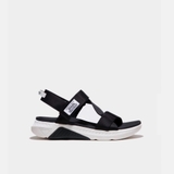 Giày Sandal SHONDO Dép Quai Hậu Nam Nữ F7 Đen Đế Trắng - Đế Phylon Đi Học Đi Chơi