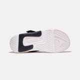 Giày Sandal SHONDO Dép Quai Hậu Nam Nữ F7 Đen Đế Trắng - Đế Phylon Đi Học Đi Chơi