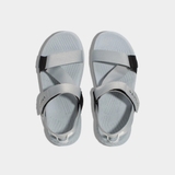 Sandal CHÍNH HÃNG - Giày SHONDO Nam Nữ F7 Xám Phối Đen- Đế Phylon, Quai Tháo Gỡ Tiện Lợi.