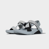 Sandal CHÍNH HÃNG - Giày SHONDO Nam Nữ F7 Xám Phối Đen- Đế Phylon, Quai Tháo Gỡ Tiện Lợi.