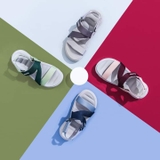 Sandal CHÍNH HÃNG - Giày SHONDO Nam Nữ F6 Xanh Phối - Đế Phylon, Quai Tháo Gỡ Tiện Lợi.