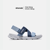 Sandal CHÍNH HÃNG - Giày SHONDO Nam Nữ F6 Xanh Phối - Đế Phylon, Quai Tháo Gỡ Tiện Lợi.