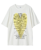 Áo Thun Untitled Heart Logo Pigment Wash – Màu Trắng Off White