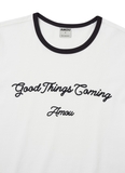 Áo Thun Good Things Coming Amou - 2 màu đen trắng