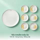 Bộ 3 đĩa tròn to Elmich RoseDesign EL0260PG