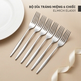 Bộ dĩa tráng miệng 6 chiếc Elmich EL4001