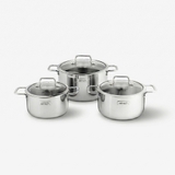 Bộ nồi Inox 3 lớp đáy liền Elmich Trimax classic 2105OL size 16,20,24cm