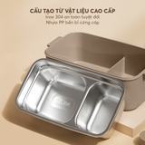 Hộp cơm 2 tầng inox 304 Elmich EL1317 dung tích 1.3L