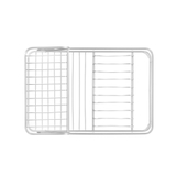 Kệ bát đĩa bằng nhôm 2 tầng Elmich EL0014