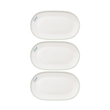 Bộ 3 đĩa bầu dục nhỡ Elmich RoseDesign EL0219PG