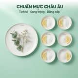 Bộ 6 đĩa chấm tròn Elmich RoseDesign EL0261PG
