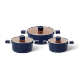 Bộ nồi chống dính Ceramic Elmich EL5240 Size 18,20,24cm