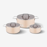 Bộ nồi chống dính Ceramic Elmich Mocha EL5246MC01 Size 16,20,24cm