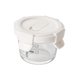 Bộ ba hộp thủy tinh bảo quản thực phẩm cho bé Elmich BabyCare EL0006, hình tròn, dung tích 130ml