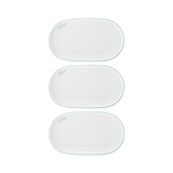 Bộ 3 đĩa bầu dục nhỡ Elmich RoseDesign EL-0219