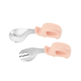 Bộ thìa dĩa cho bé hình voi Elmich EL0028