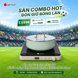 Combo Bếp điện từ + Nồi lẩu Ceramic