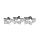 Bộ 3 khuôn bánh hình sao bằng inox Elmich EL0116BO3SAO