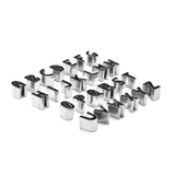 Bộ khuôn bánh hình chữ bằng inox Elmich EL0116CHU