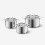 Bộ nồi Inox 304 Impact bonding Elmich EL2481 size 16,20,22cm