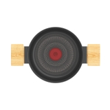 Bộ nồi chống dính vân gỗ Elmich Nature EL-5206BK03 size 18, 20 chảo 24cm