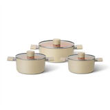 Bộ nồi chống dính Ceramic Elmich EL5240 Size 18,20,24cm