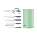 Bộ dao kéo inox 5 món kèm hộp đựng Elmich EL8404