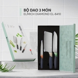 Bộ dao inox 3 món đóng hộp Elmich EL8410