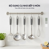 Bộ dụng cụ nhà bếp 5 món inox 304 Elmich EL8440