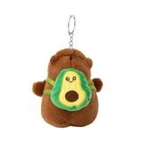 Móc khóa hình Capybara đeo balo bơ Elmich