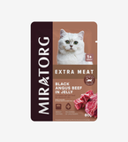 Thức ăn ướt thạch thịt bò cho mèo triệt sản