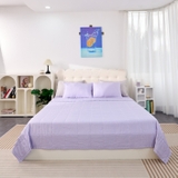 Bộ ga chun Goodnight Airsilk 3CT màu tím