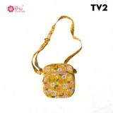 Túi đeo chéo dáng hộp 2 ngăn