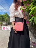 Túi đeo chéo dáng hộp 2 ngăn
