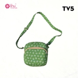 Túi đeo chéo dáng hộp 2 ngăn