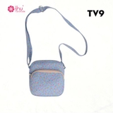 Túi đeo chéo dáng hộp 2 ngăn