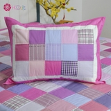 Pink checkered blanket