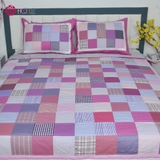 Pink checkered blanket