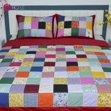 Red Bordered Plaid Blanket